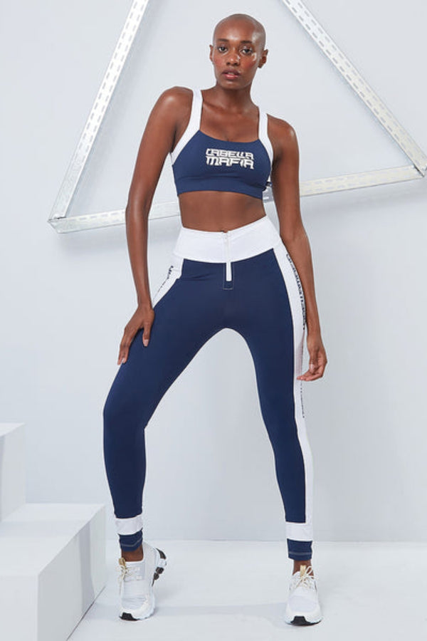 Legging High Waist Athletic Navy Blue