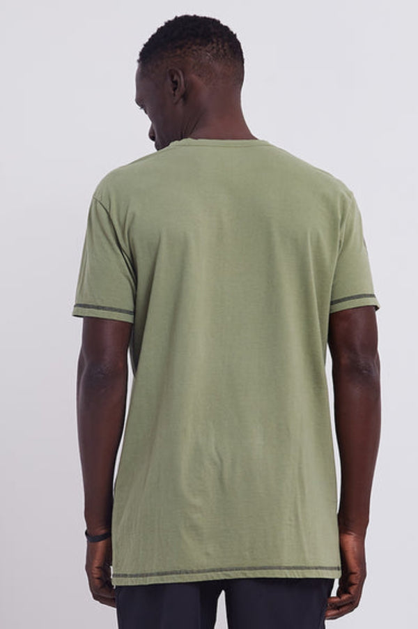T-Shirt Slim Sports Green