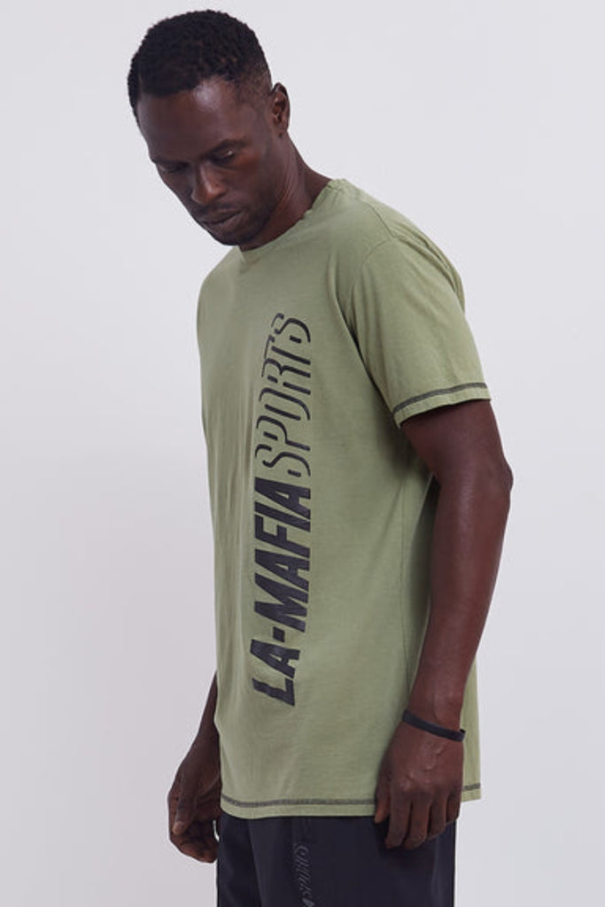 T-Shirt Slim Sports Green