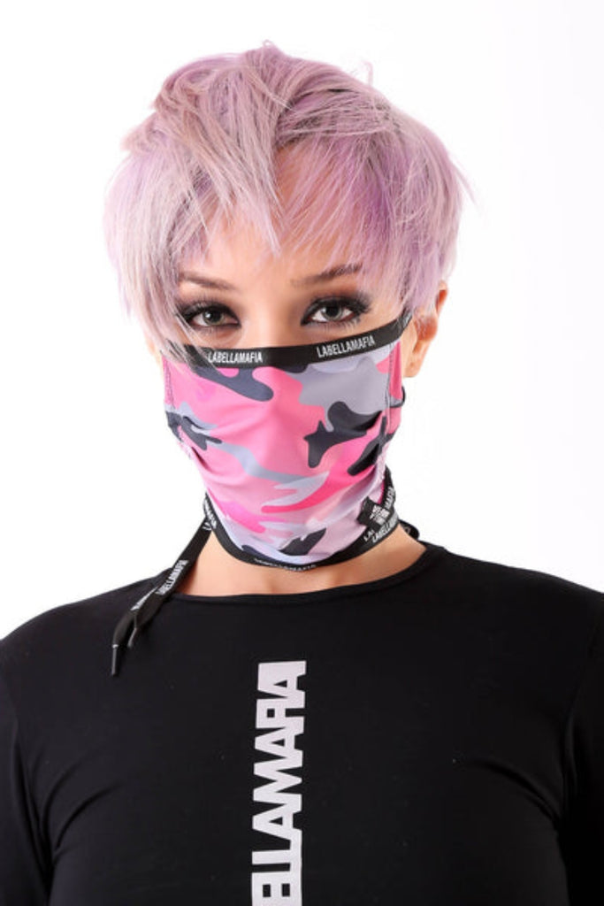 Fashion Mask Oxygen Pink Cammo