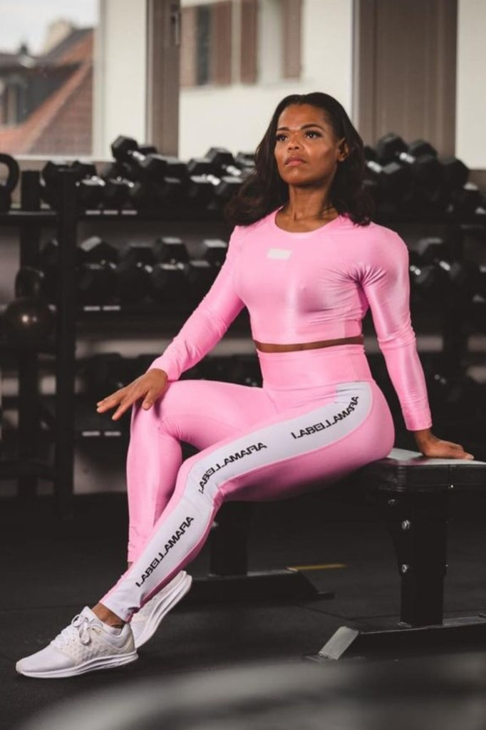 Fitness Legging Labellamafia City Girls Pink