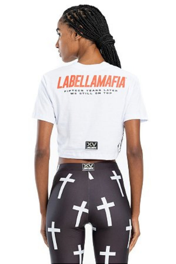 Cropped Shut Up & Train White