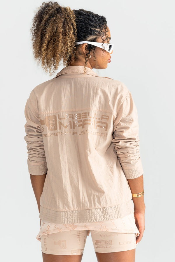 Jacket Essentials Beige Labellamafia Flat