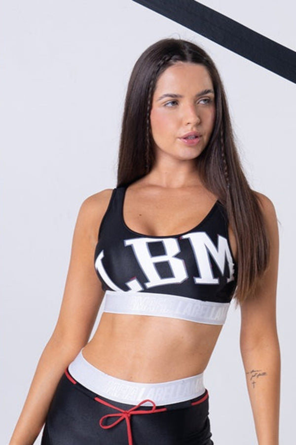 Sports Bra College Black